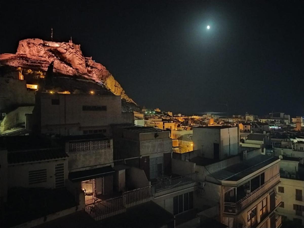 Corazon De Alicante Con Vistas Al Mar Y Al Castillo Ngoại thất bức ảnh