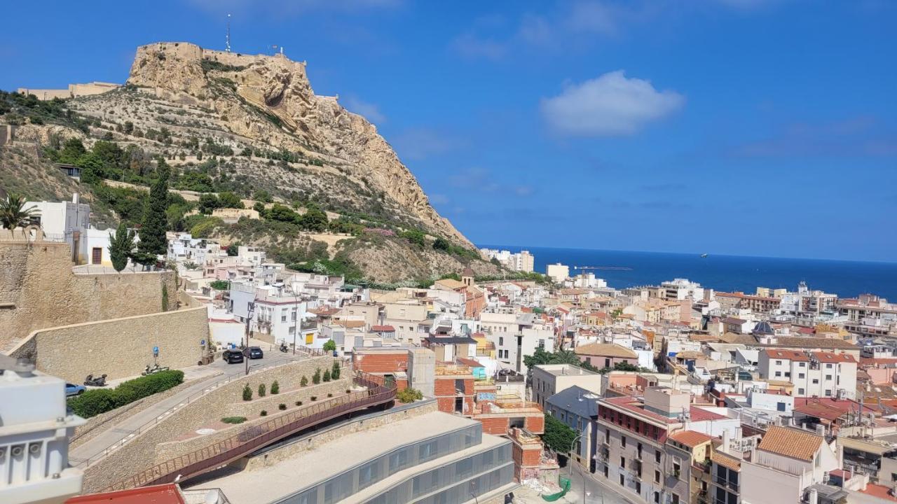 Corazon De Alicante Con Vistas Al Mar Y Al Castillo Ngoại thất bức ảnh